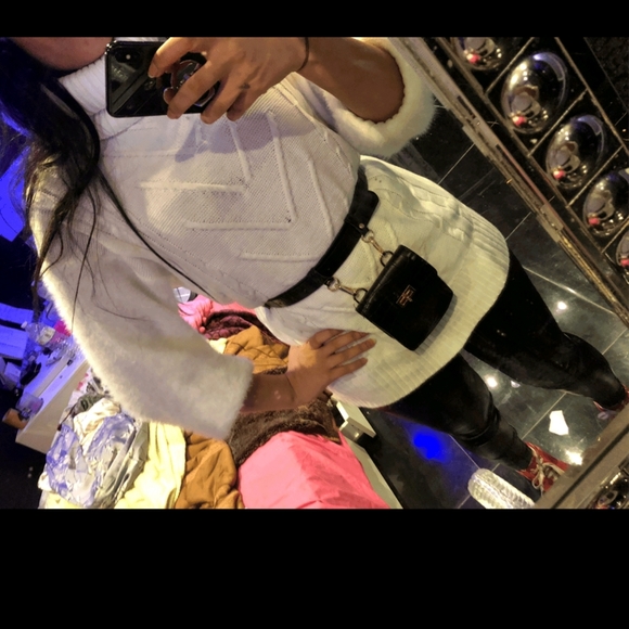 blk crocodile faux r fanny pack bum bag belt - Picture 4 of 5